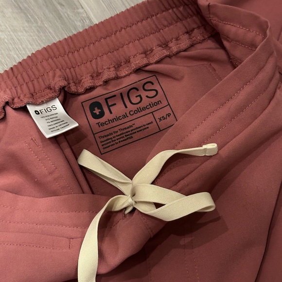 FIGS Yola Bottoms Mauve XSP - Picture 3 of 3